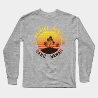 Waikiki Beach Long Sleeve T-Shirt